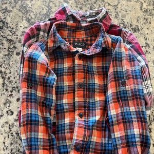 Boys button down shirts lot of 2